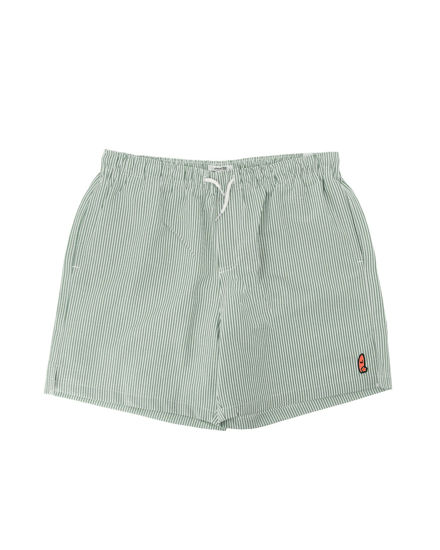 Immagine di WAIKIKI RUN - BOXER MARE A RIGHE BIANCO E VERDE DA UOMO,  SATURNO