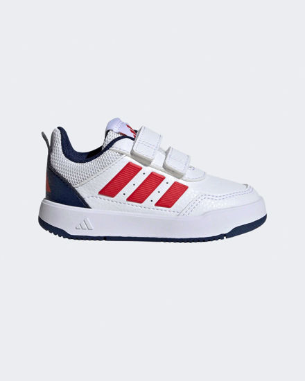 Immagine di ADIDAS - SNEAKERSK BABY TENSAUR SPORT 3.0 CF TD BIANCHE CON DETTAGLI BLU E ROSSI DAL 22 AL 27, KI1780
