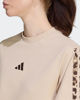 Immagine di ADIDAS -  T-SHIRT MEZZA MANICA AOP 3S SJ TEE  BEIGE CON DETTAGLI LEOPARDATI  DA DONNA, KT0407