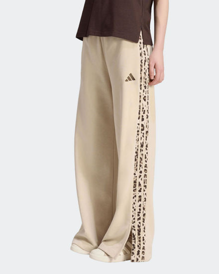 Immagine di ADIDAS - PANTALONE SEASONAL ESSENTIALS ANIMAL PRINT 3-STRIPES MARRONE CON DETTAGLI LEOPARDATI DA DONNA,  KH1543
