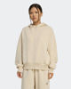Immagine di ADIDAS - GIACCA DA ALLENAMENTO CON CAPPUCCIO FULL ZIP SOFT LUX HOODIE BEIGE DA DONNA,  KF8339