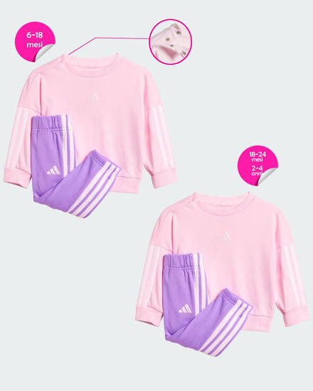 Immagine di TUTA 3S FT JOG 240 PINK-WHITE