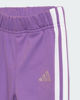 Immagine di ADIDAS  - TUTA COMPLETA  BABY ( 6 MESI - 4 ANNI)ROSA E VIOLA CON BANDE BIANCHE FRENCH TERRY JOGGER , JD6482