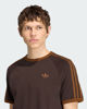 Immagine di ADIDAS - T-SHIRT MEZZA MANICA 3S TEE MARRONE SCURO CON DETTAGLI NOCCIOLA DA UOMO,KT5054