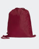 Immagine di ADIDAS - GYMSACK LINEAR BORDEAUX CON LOGO BIANCO, KE5709