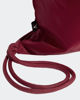 Immagine di ADIDAS - GYMSACK LINEAR BORDEAUX CON LOGO BIANCO, KE5709