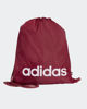 Immagine di ADIDAS - GYMSACK LINEAR BORDEAUX CON LOGO BIANCO, KE5709