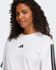 Immagine di ADIDAS -T-SHIRT MEZZA MANICA 3S SJ BF T BIANCA CON DETTAGLI NERI DA DONNA, JE1211