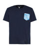 Immagine di WAIKIKI RUN - T-SHIRT MEZZA MANICA  CON TASCHINO BLU CON DETTAGLI FLOREALI, URANIO