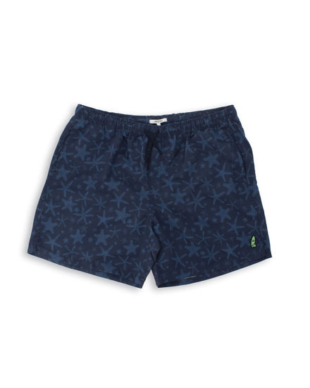 Immagine di WAIKIKI RUN - BOXER MARE BLU CON DETTAGLI GRAFICI DA UOMO, DEVARON