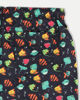 Immagine di WAIKIKI RUN - BOXER MARE JUNIOR ( 6-13 ANNI) NERI CON DETTAGLI GRAFICI MULTICOLOR, PESCETTI