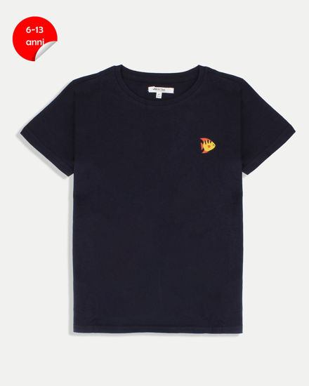 Immagine di WAIKIKI RUN -T-SHIRT JUNIOR ( 6-13 ANNI) BLU SCURO CON DETTAGLIO GRAFICO, PARANZA