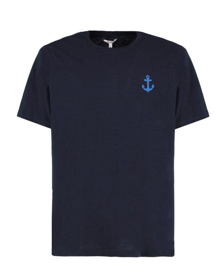 Immagine di WAIKIKI RUN - T-SHIRT MEZZA MANICA BLU CON DETTAGLI AZZURRI DA UOMO, VOMERE