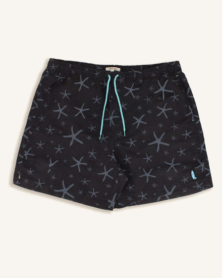 Immagine di WAIKIKI RUN - BOXER MARE BLU CON DETTAGLI GRAFICI DA UOMO, DEVARON