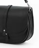 Immagine di DIVAS - Borsa sella nera in VERA PELLE - MADE IN ITALY