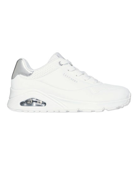Immagine di SKECHERS - SNEAKERS UNO GOLDEN AIR BIANCA CON DETTAGLI  SILVER DA DONNA, 177094