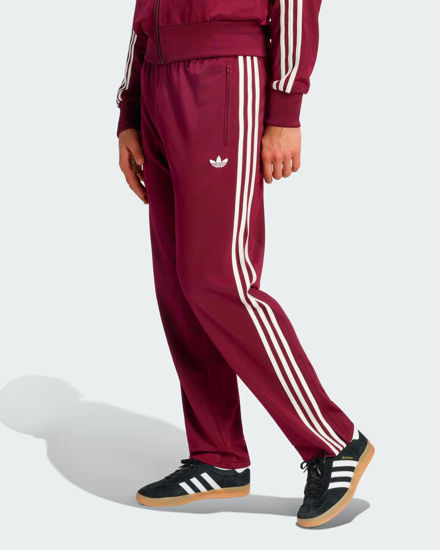 Immagine di ADIDAS -PANTALONE TUTA FIREBIRD ROSSO SCURO CON  BANDE PANNA, KX6923