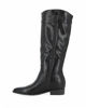 Immagine di ZOE - Stivale nero con zip laterale e cinturino con fibbia, tacco 2,5CM