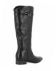Immagine di ZOE - Stivale nero con zip laterale e cinturino con fibbia, tacco 2,5CM
