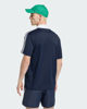 Immagine di ADIDAS -POLO MEZZA MANICA PINSTR JSY BLU CON DETTAGLI BIANCHI DA UOMO,  KS7456