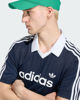 Immagine di ADIDAS -POLO MEZZA MANICA PINSTR JSY BLU CON DETTAGLI BIANCHI DA UOMO,  KS7456