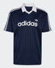 Immagine di ADIDAS -POLO MEZZA MANICA PINSTR JSY BLU CON DETTAGLI BIANCHI DA UOMO,  KS7456