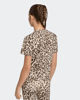 Immagine di ADIDAS -T-SHIRT MEZZA MANICA JUNIOR ( 9-15 ANNI) SEASONAL SPORT MACULATA BEIGE MARRONE E NERA, KC7223