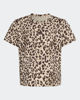 Immagine di ADIDAS -T-SHIRT MEZZA MANICA JUNIOR ( 9-15 ANNI) SEASONAL SPORT MACULATA BEIGE MARRONE E NERA, KC7223