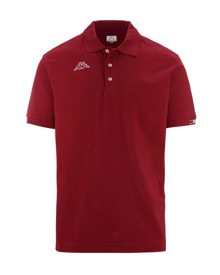 Immagine di KAPPA - POLO MEZZA MANICA LOGO MALTAXITA MSS  BORDEAUX  DA UOMO, 361533W