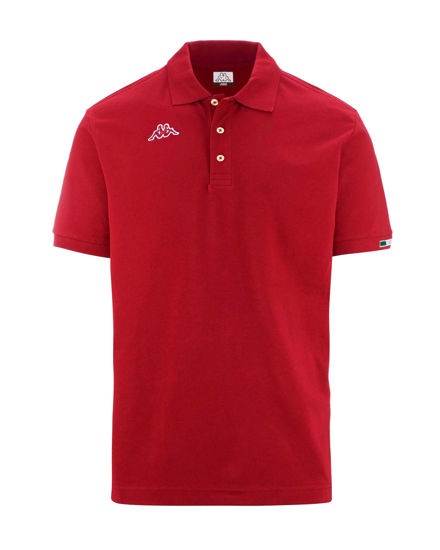 Immagine di KAPPA - POLO MEZZA MANICA LOGO MALTAXITA MSS  ROSSA   DA UOMO, 361533W