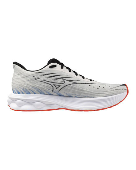 Immagine di MIZUNO -SNEAKERS WAVE SKYRISE 6 BIANCHE CON DETTAGLI NERI -BLUE ARANCIONI DA UOMO,  J1GC2509_06