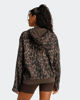 Immagine di ADIDAS - FELPA CON CAPPUCCIO LEOPARDATA MARRONE E NERA DA DONNA,  KH0293