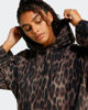 Immagine di ADIDAS - FELPA CON CAPPUCCIO LEOPARDATA MARRONE E NERA DA DONNA,  KH0293