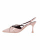 Immagine di MISS GLOBO - Décolleté slingback nude in vernice con sottopiede in memory foam e cinturini incrociati, tacco 7,5CM
