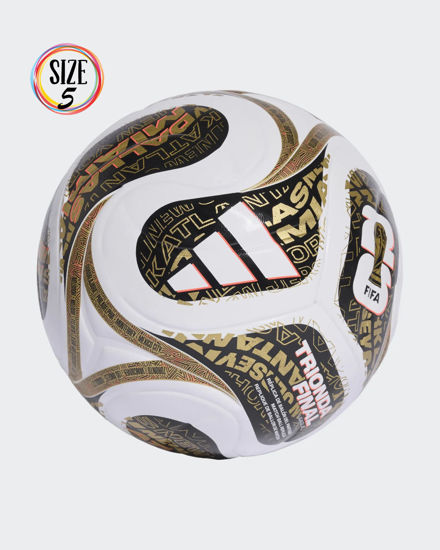 Immagine di PALLONE WC FINAL LGE WHITE-BLACK-GOLD