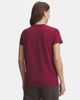 Immagine di UNDER ARMOUR  - T- SHIRT MEZZA MANICA OFF CAMPUS CORE SS ROSSO BORDEAUX DA DONNA,  1383648_0622