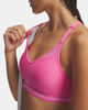 Immagine di UNDER ARMOUR  - REGGISENO SPORTIVO CROSSBACK LOW BRA ROSA DA DONNA,  1386424_0637