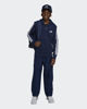 Immagine di ADIDAS -FELPA JUNIOR ( 7-16 ANNI) CON CAPPUCCIO FULL ZIP BLU CON DETTAGLI BIANCHI, JY4980