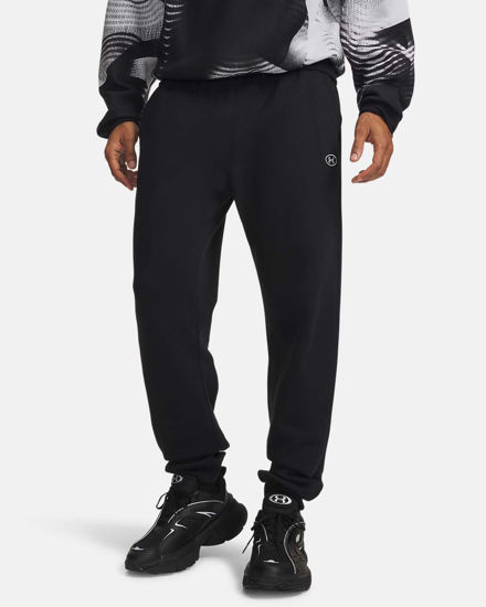 Immagine di UNDER ARMOUR -PANTALONE TUTA RIVAL FLEECE PRO NERO DA UOMO, 6017021_0008