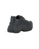 Immagine di MISS GLOBO - Scarpa sneakers nera da donna con lacci e cuore in strass