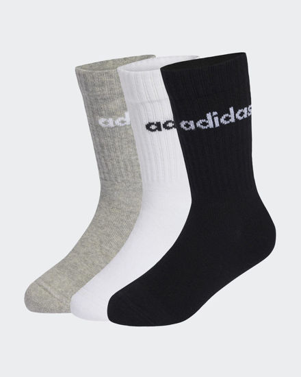 Immagine di CALZE LIN KIDS CRW 3PP WHITE-GREY-BLACK