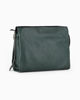 Immagine di DIVAS - Borsa sacca verde in VERA PELLE con tracolla nastro - MADE IN ITALY