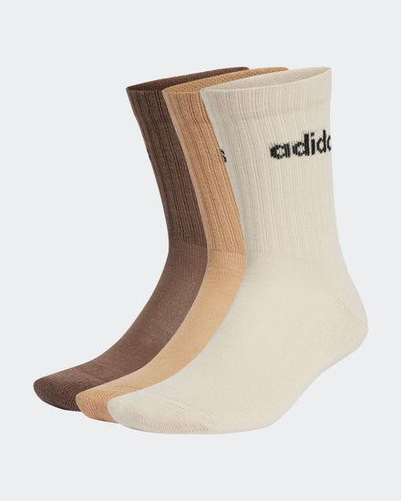 Immagine di CALZE LIN CREW BASIC 3PP BROWN-CREAM-BEI