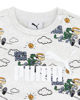 Immagine di TUTA MINICATS SUPER PUMA AOP WHITE-BLACK