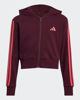 Immagine di JACKET C/CAPP.3S FT FZ CROP BURGUNDY