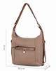 Immagine di BORSA-ZAINO C/TASCA FRONT.+CHARM DORATO