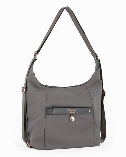 Immagine di BORSA-ZAINO C/TASCA FRONT.+CHARM DORATO