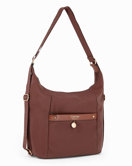 Immagine di BORSA-ZAINO C/TASCA FRONT.+CHARM DORATO
