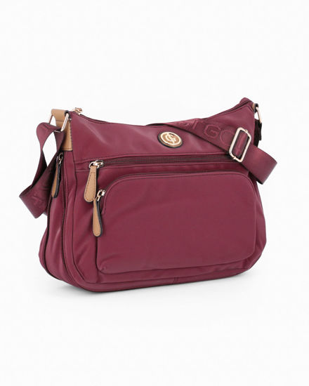 Immagine di BORSA A SPALLA NAPP.3ZIP+TASCA BOMBATA
