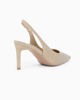 Immagine di MISS GLOBO - Décolleté slingback platino in lurex, tacco 7,5CM